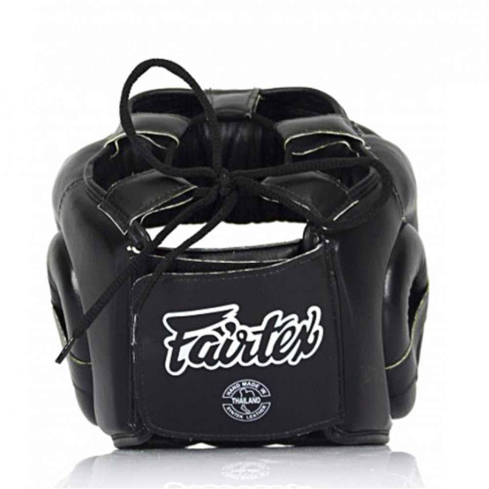 Боксерский шлем Fairtex HG14 черный