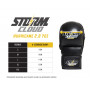 Перчатки для MMA StormCloud Hurricane 2.0 Белые 7oz