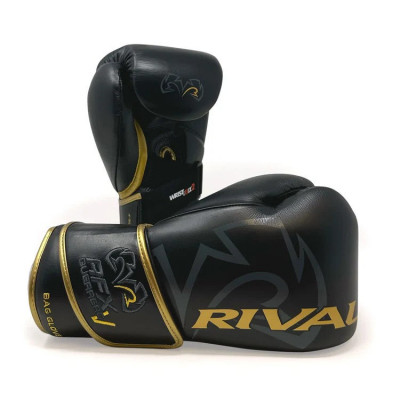Боксерские перчатки Rival RFX-Guerrero-V Черно-золотые