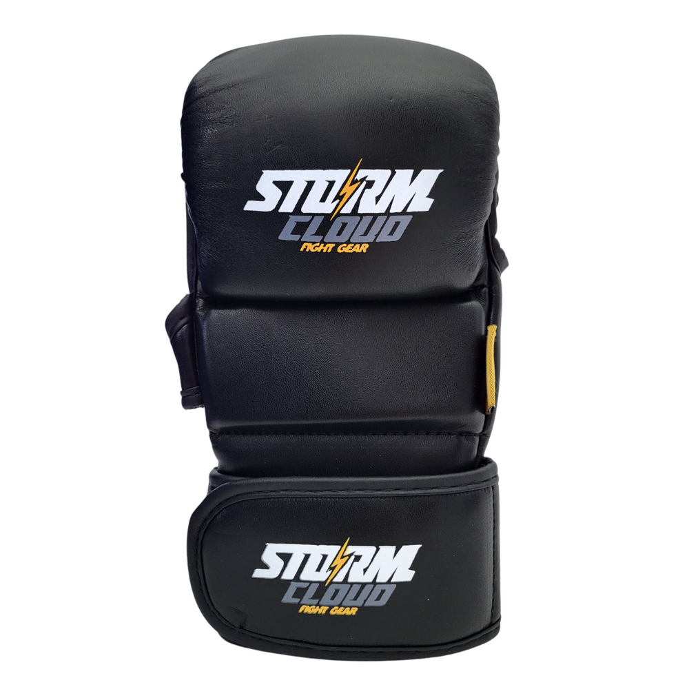Перчатки для MMA Спарринговые StormCloud Rookie Черно-белые
