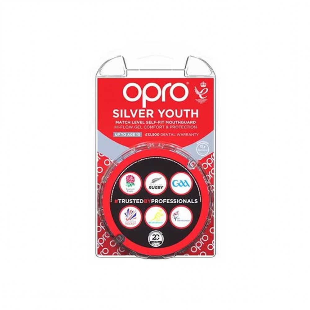 Капа детская Opro Silver Бело-черная