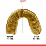 Капа детская Opro Gold Бело-золотая