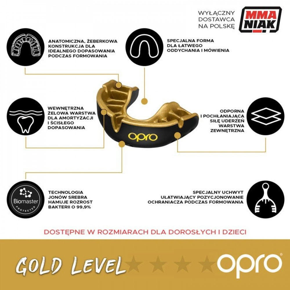 Капа детская Opro Gold Бело-золотая