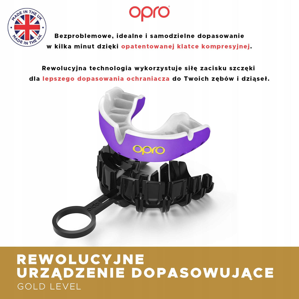 Капа детская Opro Gold Бело-золотая