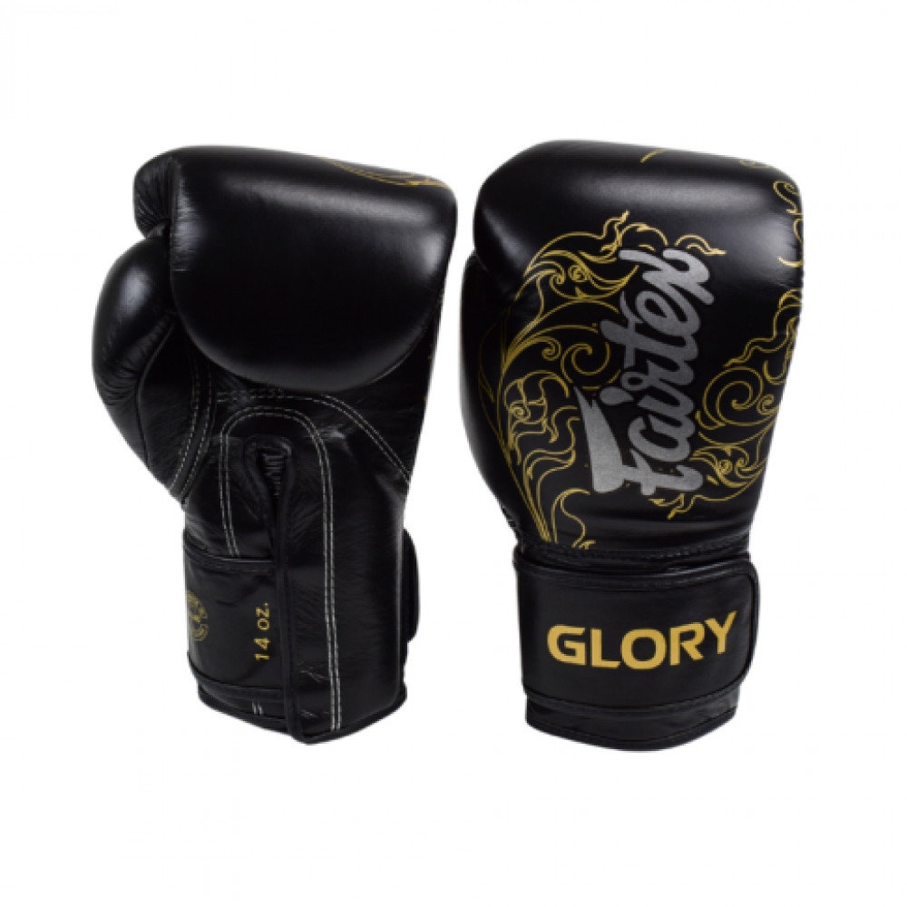 Перчатки боксерские Fairtex BGVG3  Черно-золотые