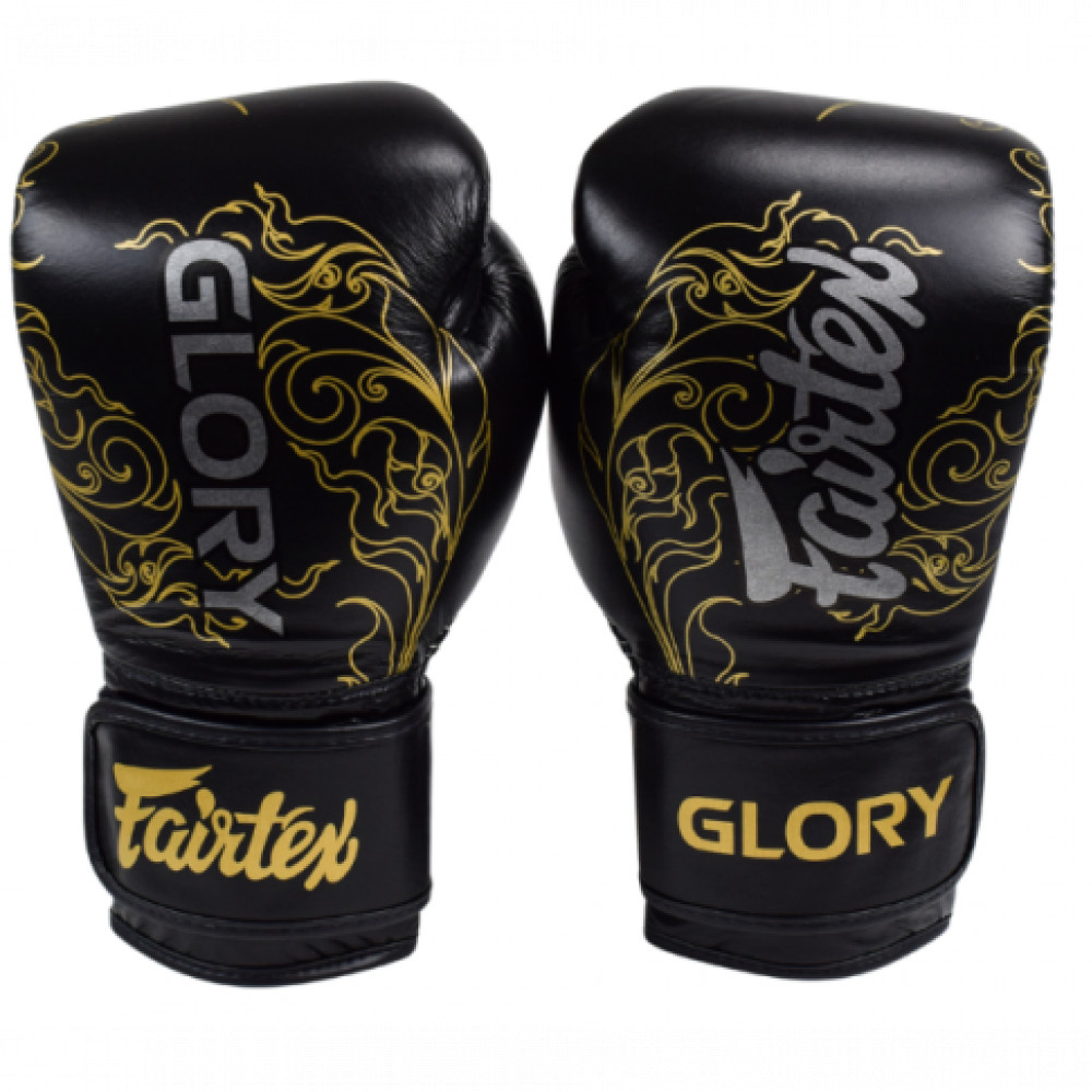 Перчатки боксерские Fairtex BGVG3  Черно-золотые