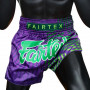 Шорты для Muay Thai Fairtex Фиолетово-зеленые