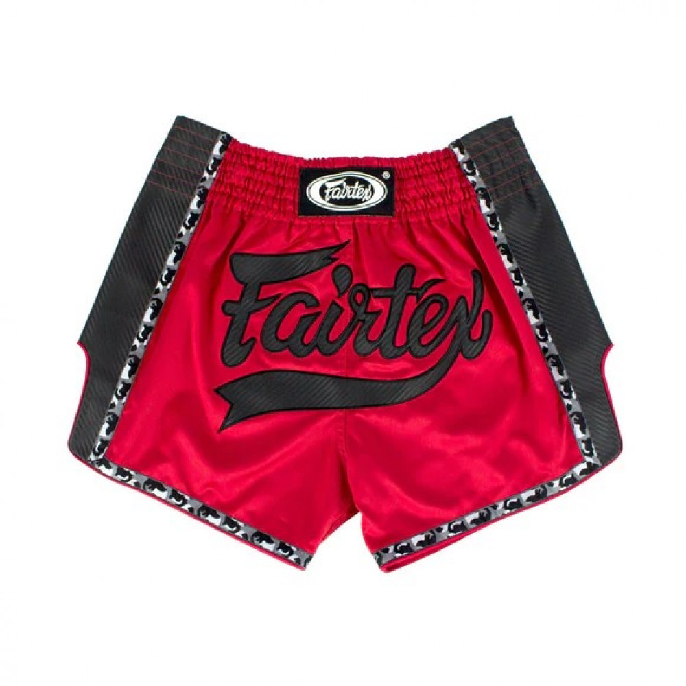 Шорты для Muay Thai Fairtex Красно-черные