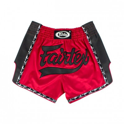 Шорты для Muay Thai Fairtex Красно-черные