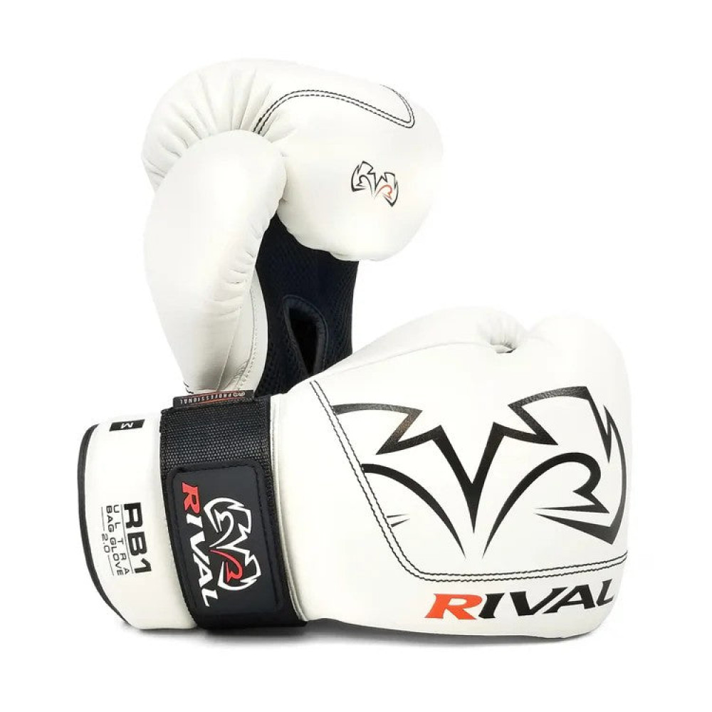 Перчатки боксерские Rival RB1 ULTRA 2.0 Белые