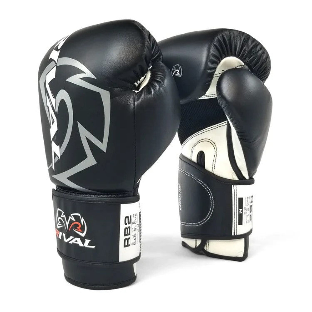 Перчатки боксерские Rival RB2 2.0 Super Черные