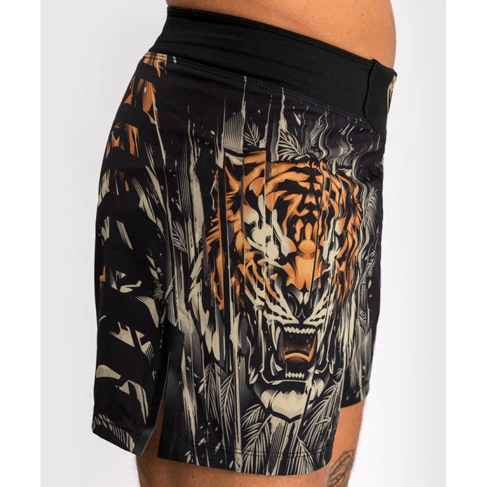 Шорты для MMA Venum Tiger Черно-оранжевые