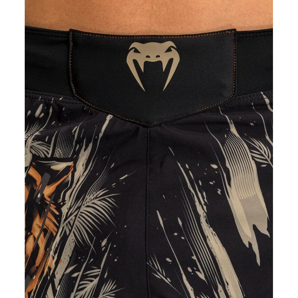 Шорты для MMA Venum Tiger Черно-оранжевые