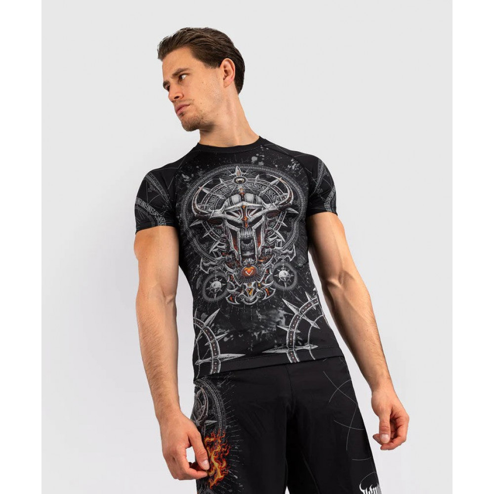 Рашгард с коротким рукавом Venum Gladiator 5.0 Черный