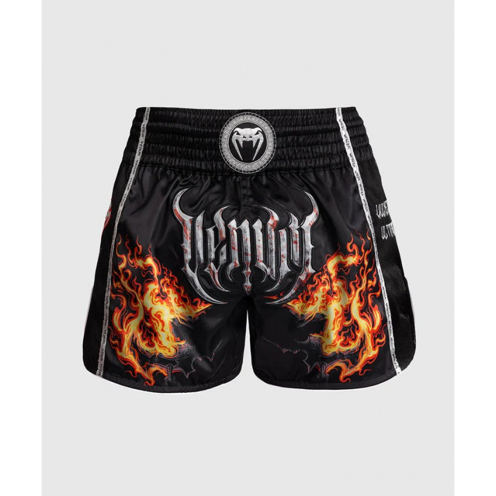 Шорты для Muay-Thai Venum Gladiator 5.0 Черно-оранжевые