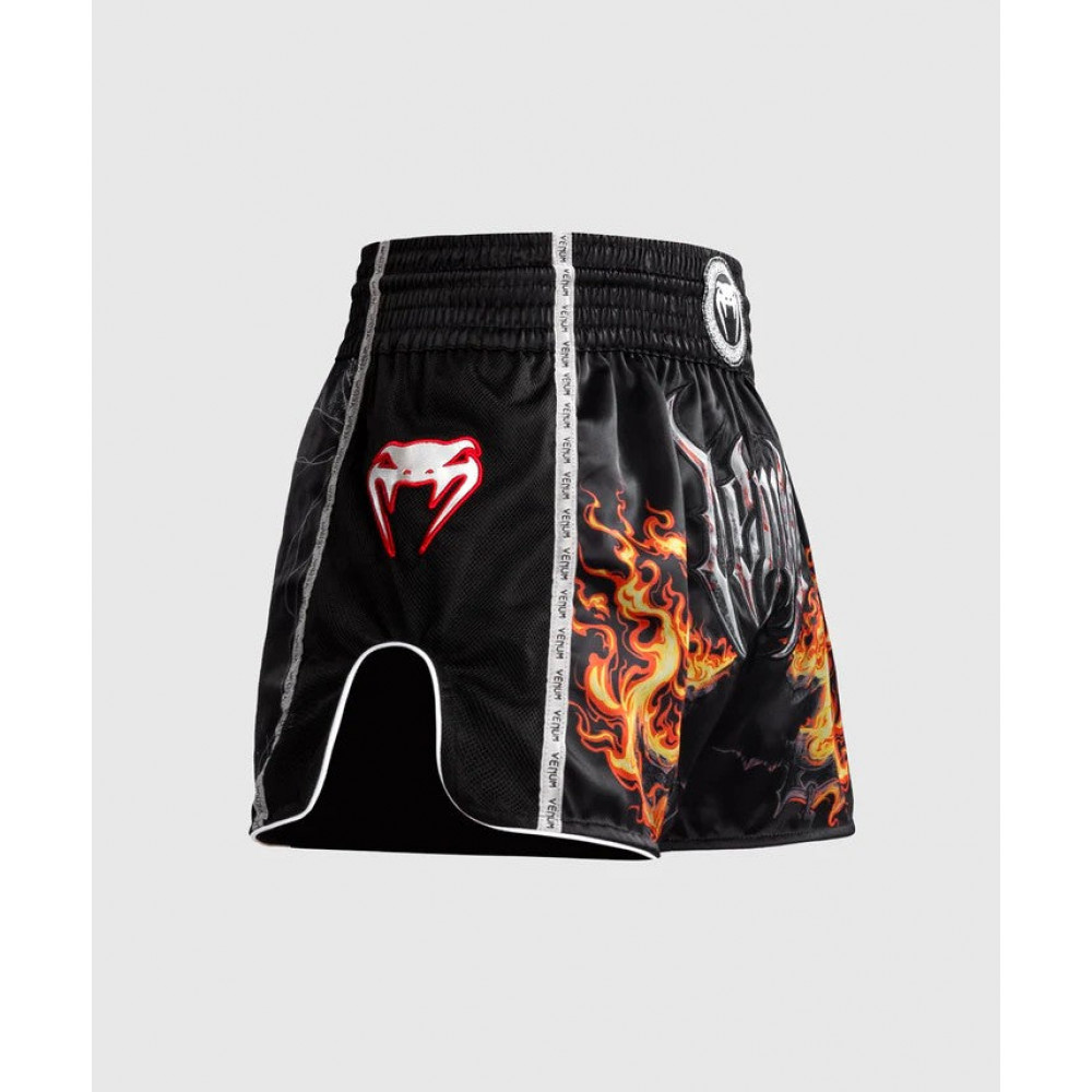 Шорты для Muay-Thai Venum Gladiator 5.0 Черно-оранжевые