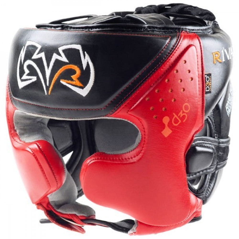 Шлем боксерский Rival RHG10 Intelli-Shock Черно-красный