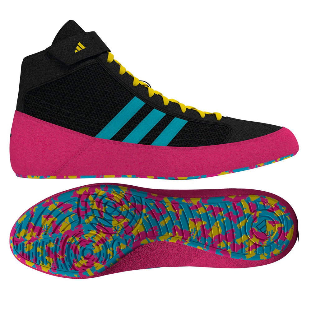 Борцовки Adidas Havoc Черно-розовые