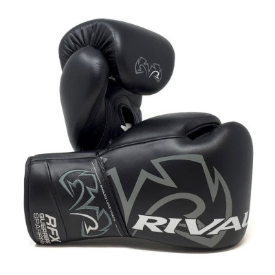 Боксерские перчатки Rival спарринговые RFX-Guerrero HDE-F Черные