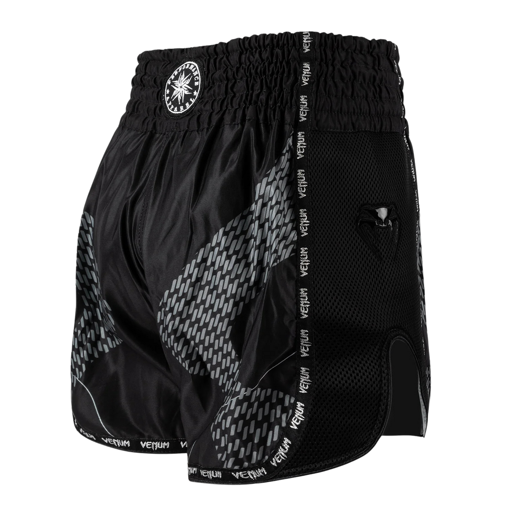 Шорты для Muay Thai Venum Nexus Черно-серебряные