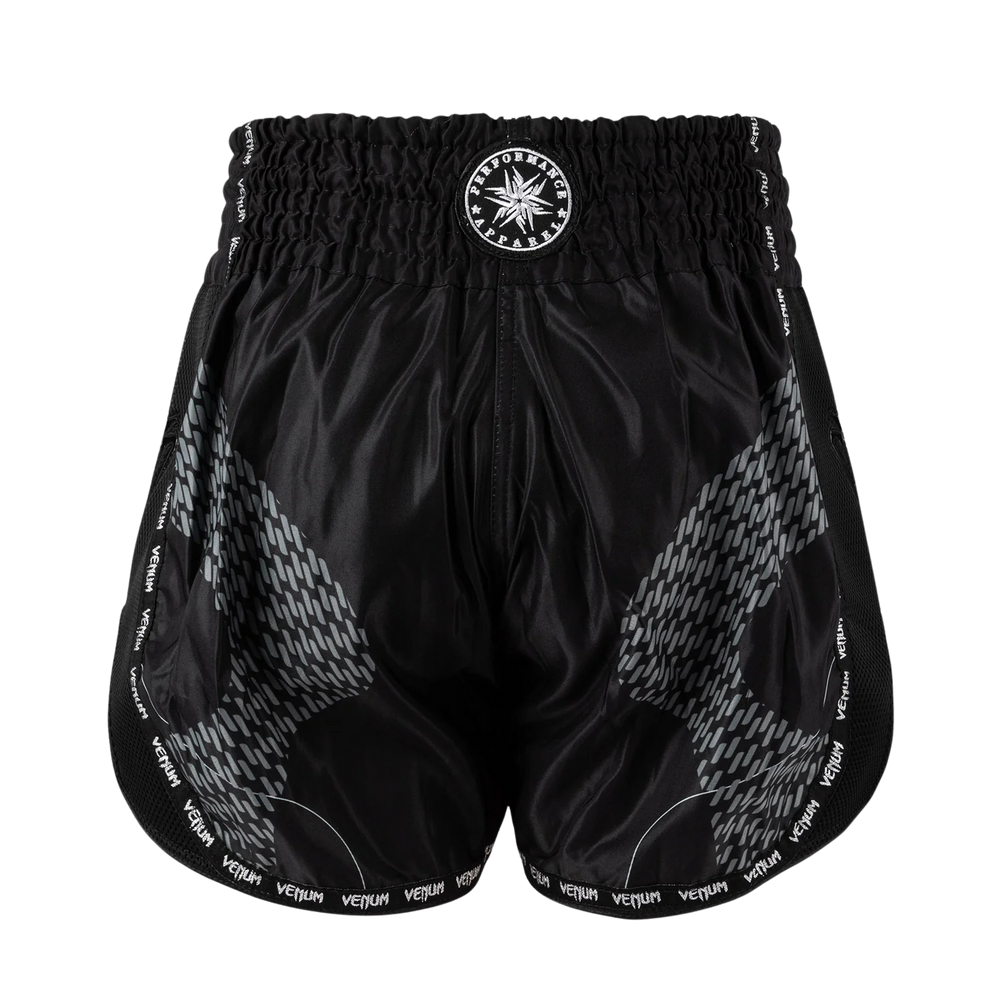 Шорты для Muay Thai Venum Nexus Черно-серебряные