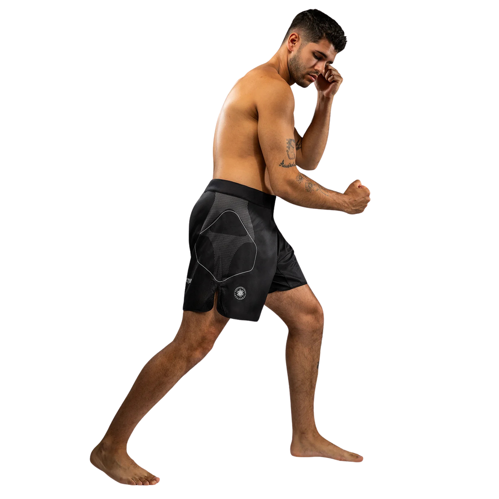 Шорты для MMA Venum Nexus Черно-серебряные