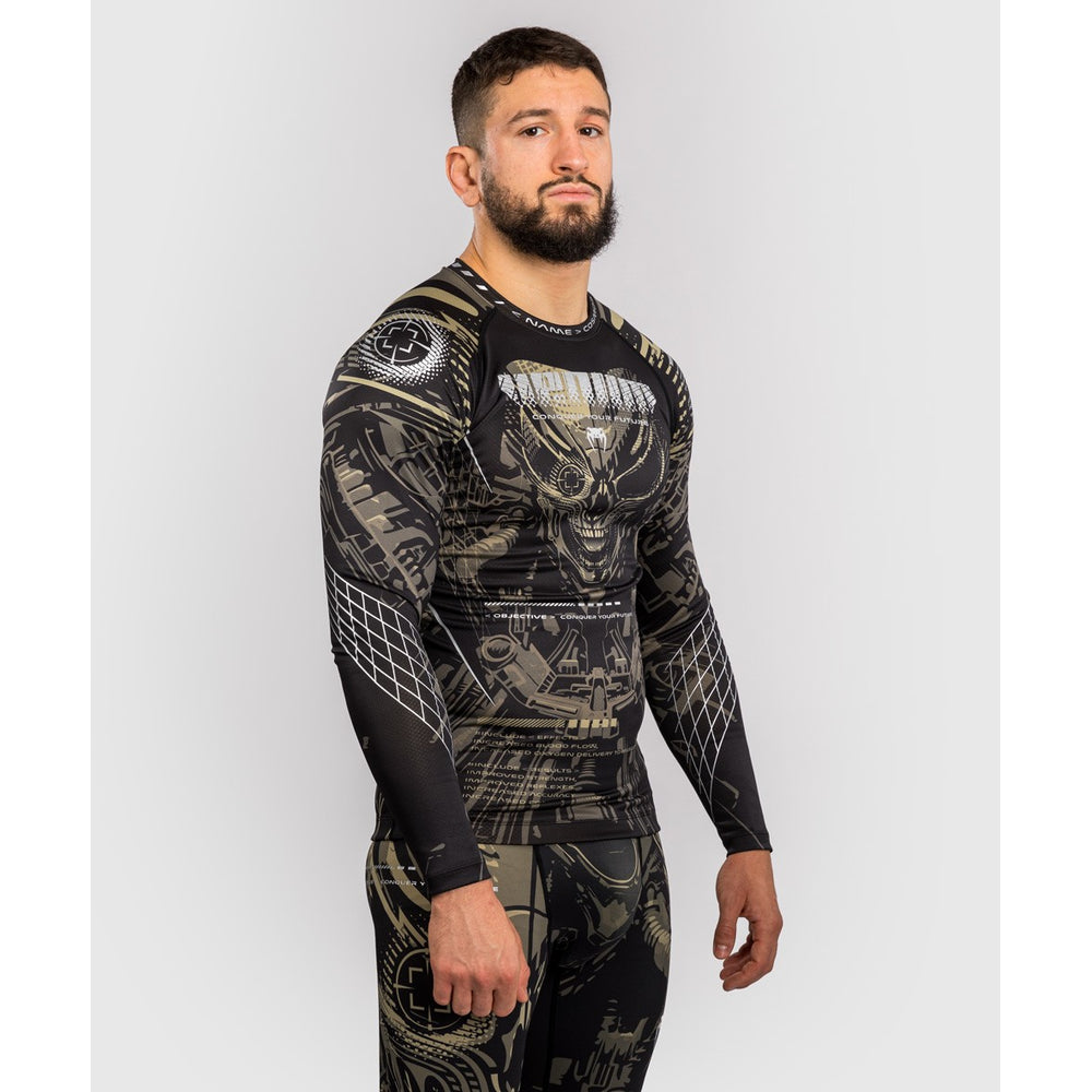 Рашгард с длинным рукавом Venum Invader Черный