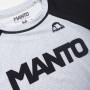 Рашгард с коротким рукавом MANTO RANK Черно-белый