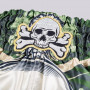 Шорты для Muay-Thai 8 Weapons Bone Island Olive 