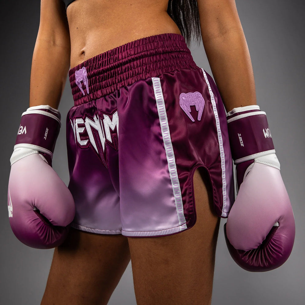 Шорты для Muay Thai Venum Iris Сливово-белые