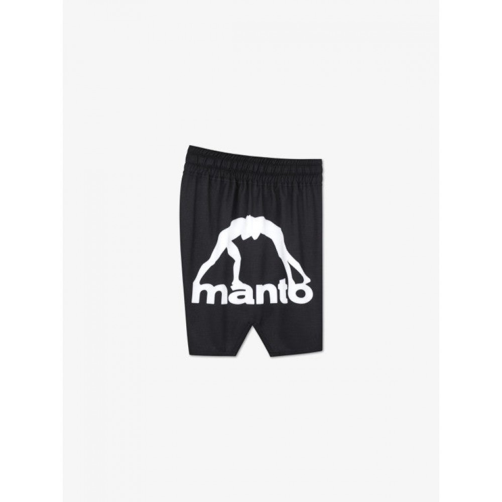Шорты для MMA MANTO LOGO DUAL Черные
