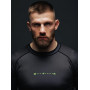 Рашгард с коротким рукавом MANTO MANTOFIGHTERS Черный