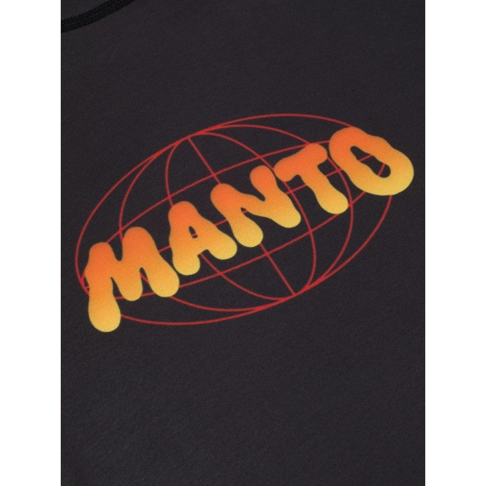 Рашгард с коротким рукавом MANTO WARSAW TO TOKYO Черный