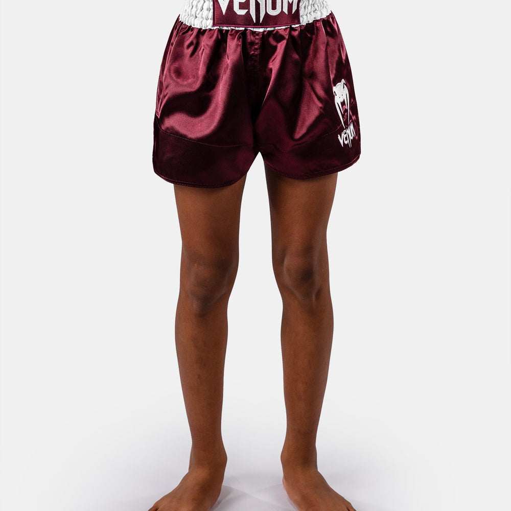 Шорты для Muay Thai Venum Classic Бордовые