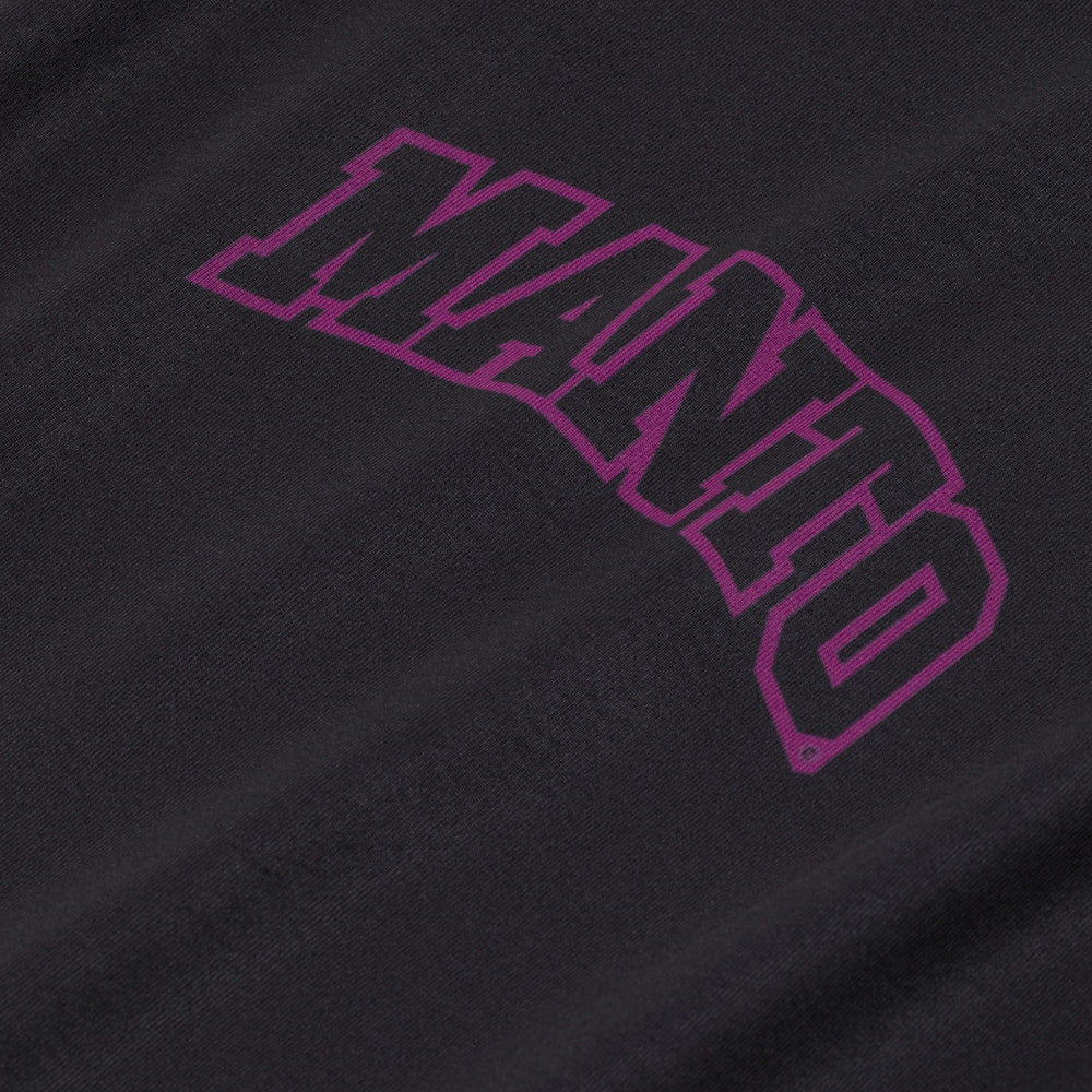 Рашгард с коротким рукавом MANTO VARSITY Черно-розовый