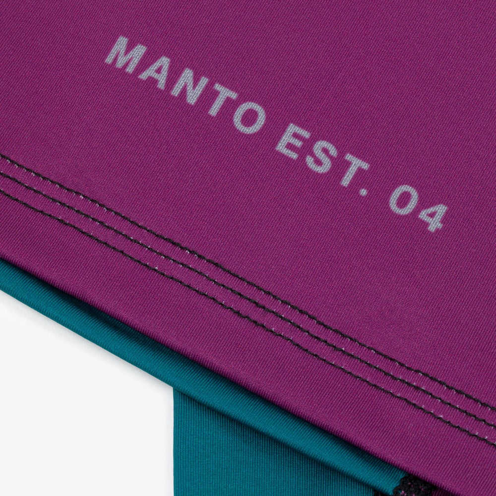 Рашгард с коротким рукавом MANTO VARSITY Черно-розовый