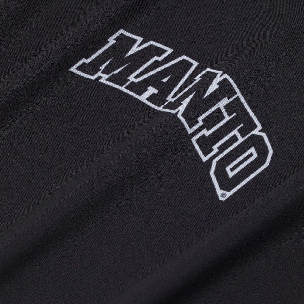 Рашгард с коротким рукавом MANTO VARSITY Черный