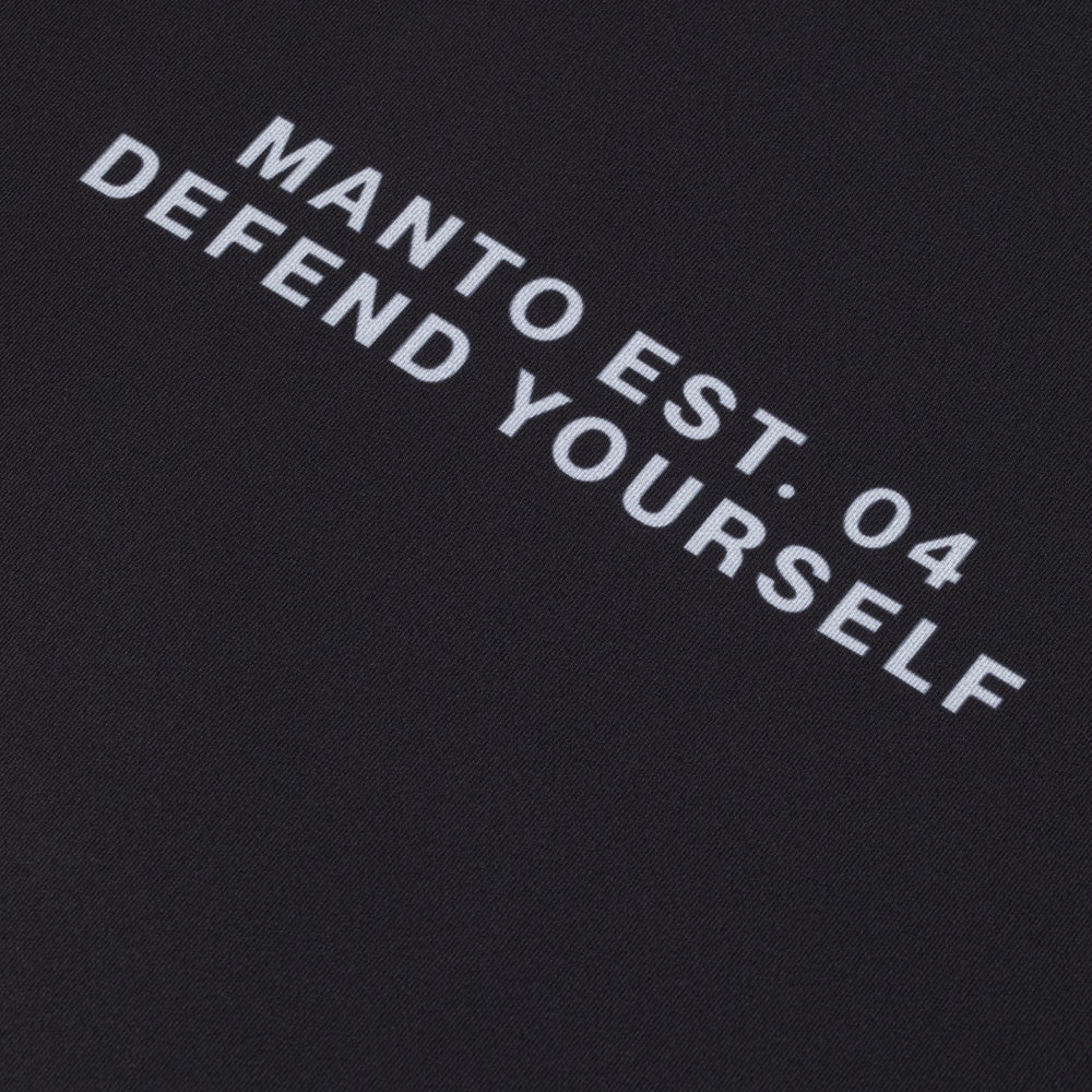 Рашгард с коротким рукавом MANTO VARSITY Черный
