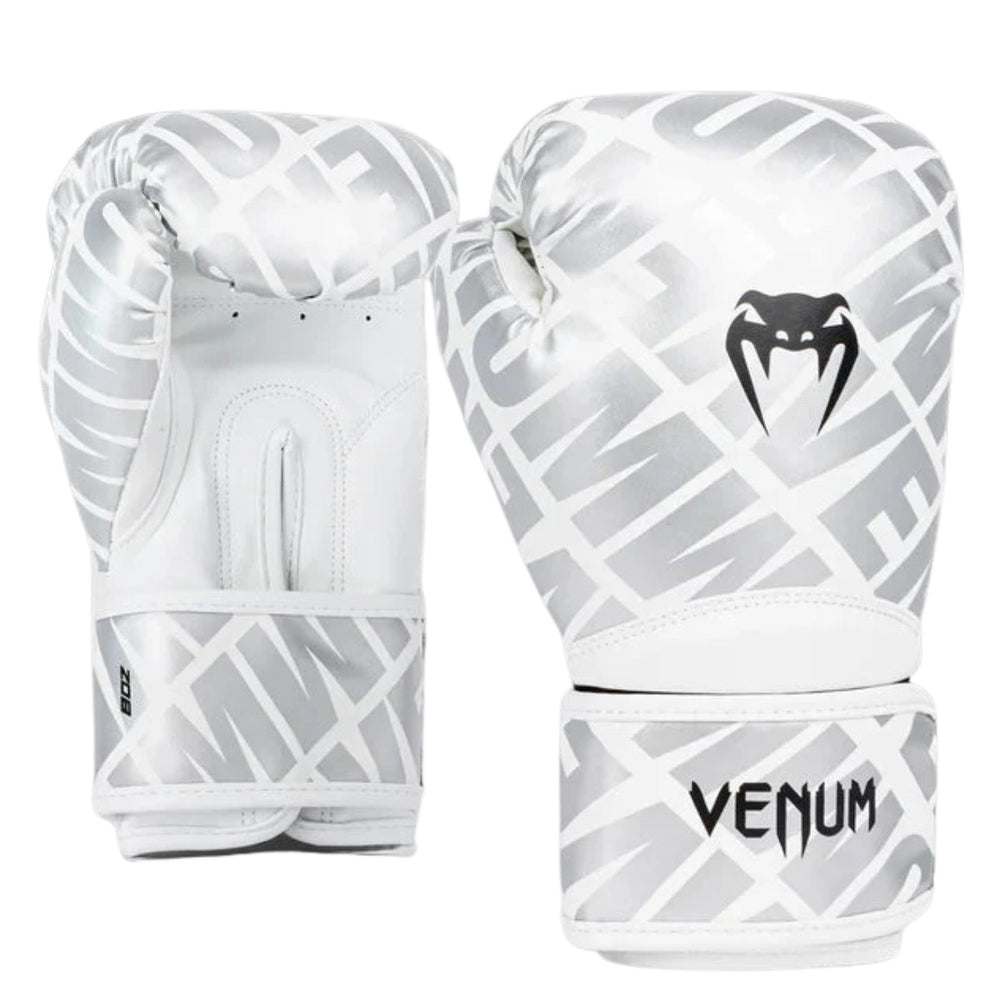 Детские боксерские перчатки Venum Contender 1.5 XT Серебряные
