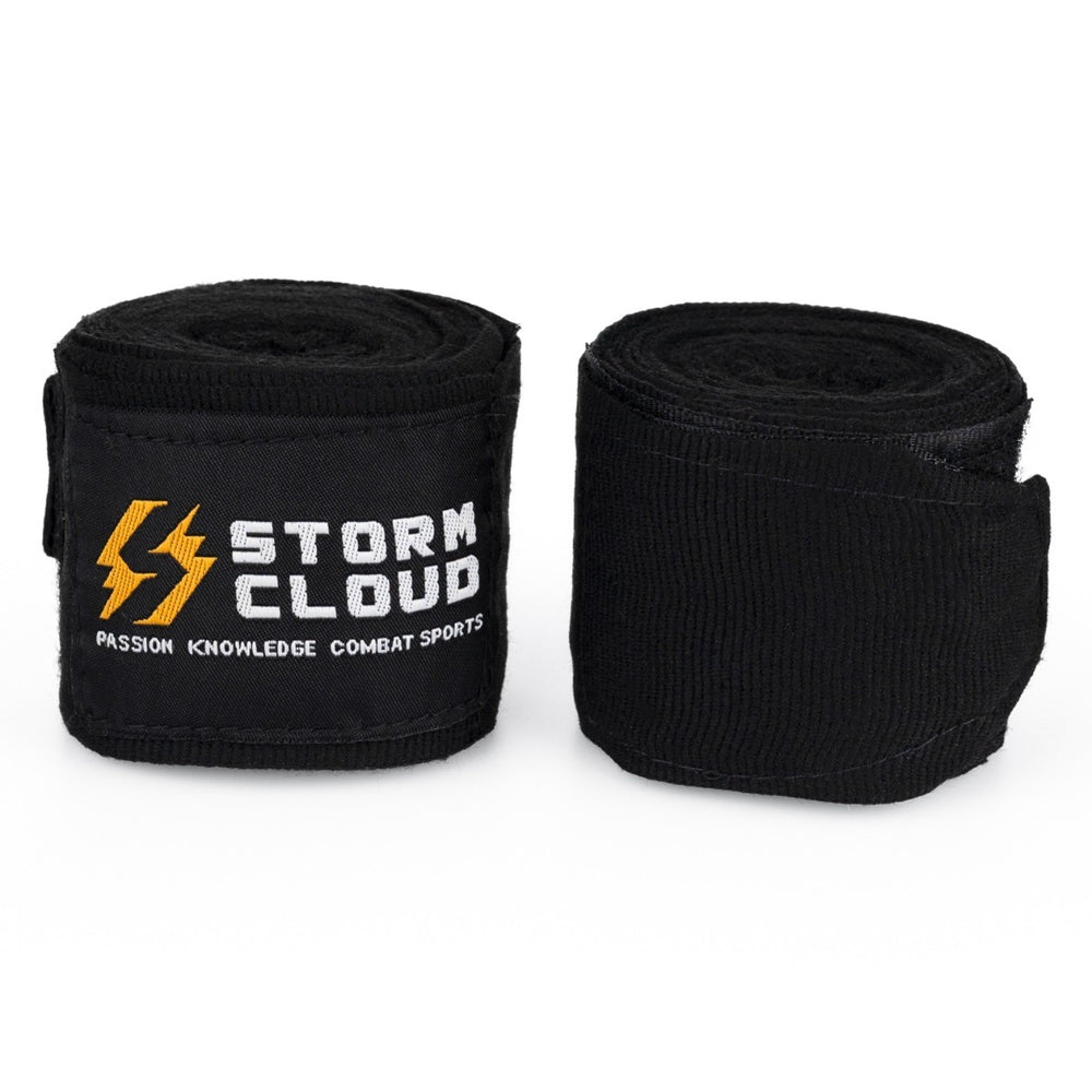 Боксерские бинты StormCloud HWX-R PREMIUM 4,5m Черные