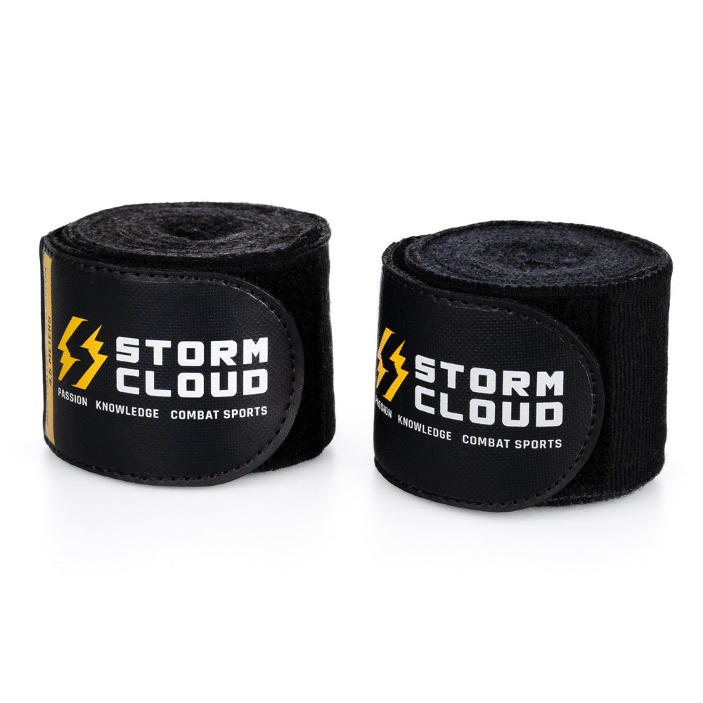 Боксерские бинты StormCloud HWX-R PREMIUM 4,5m Черные