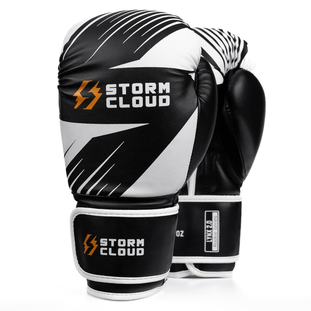 StormCloud Боксерские перчатки Lynx 2.0 черно-белые