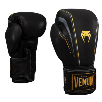 Боксерские перчатки Venum Streamline Черно/Золотые