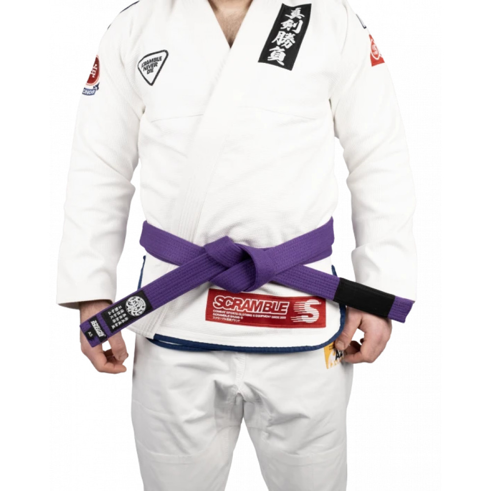Пояс для BJJ Scramble Elemental Фиолетовый