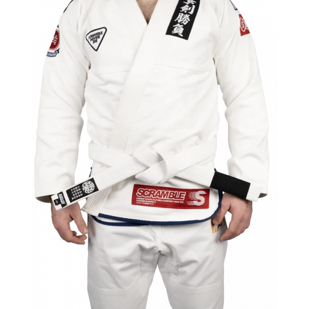 Пояс для BJJ Scramble Elemental Белый