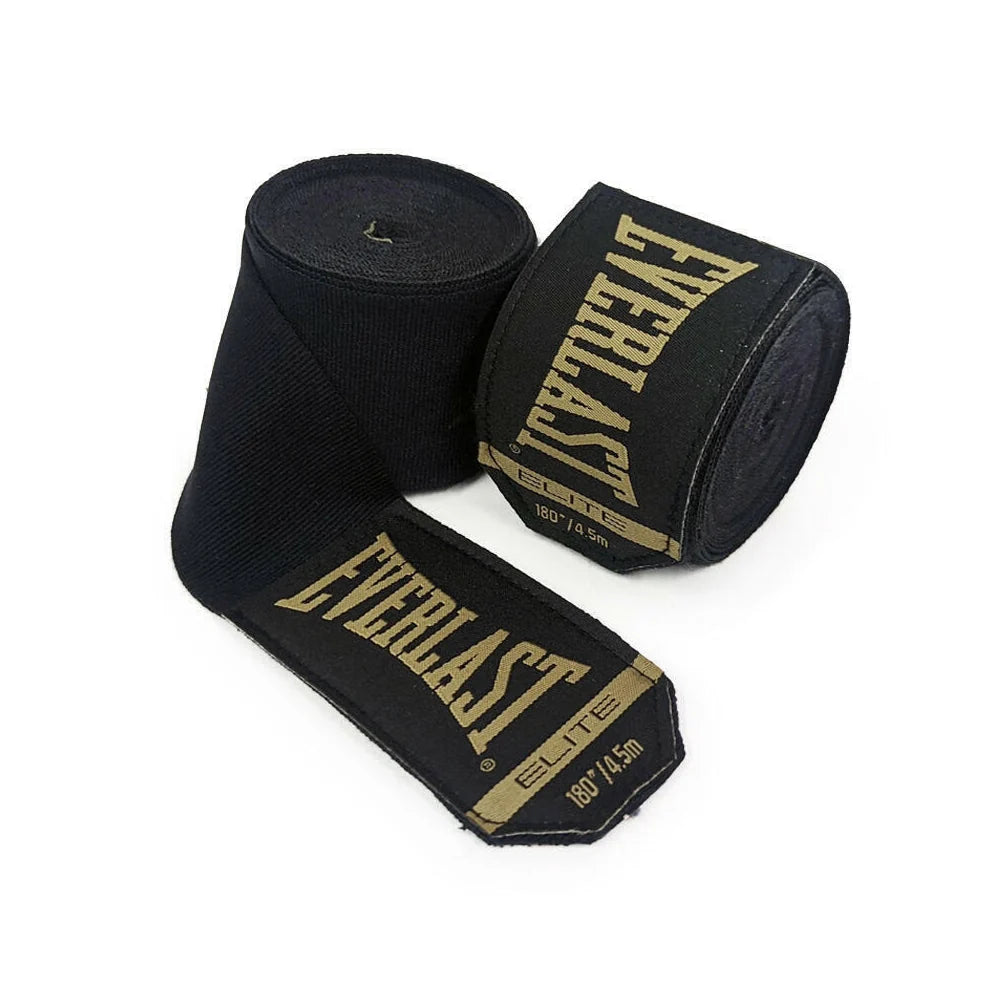 Боксерские бинты Everlast Elite черные 4,5 м