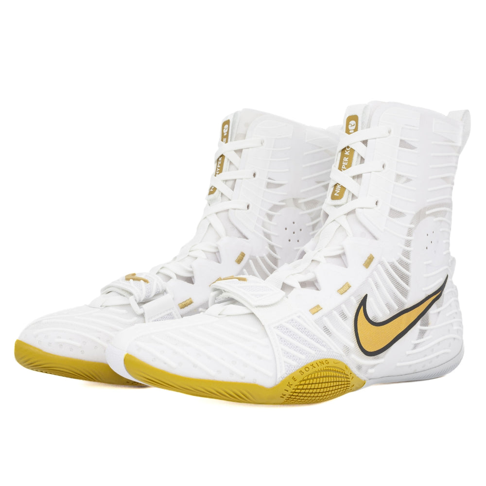 Боксерки Nike HyperKO 3 Бело-золотые