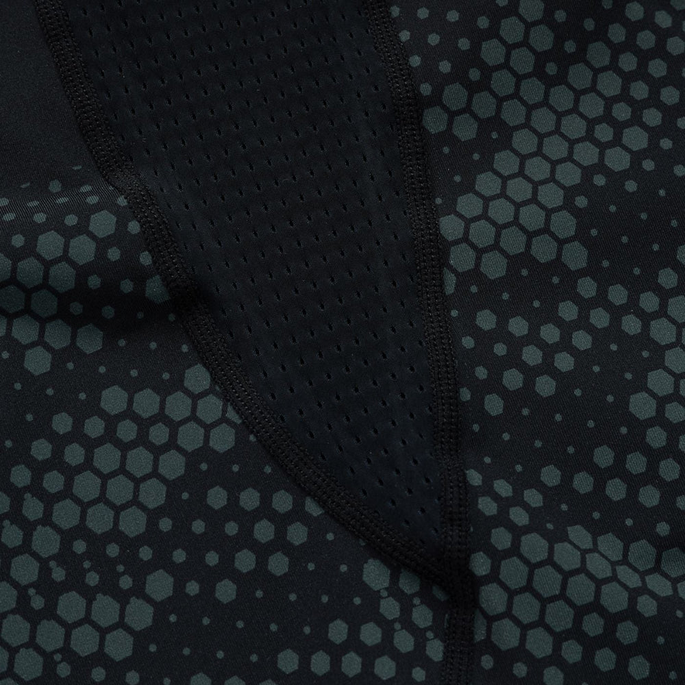 Рашгард Pitbull Hex Camo Hilltop с длинным рукавом оливковый