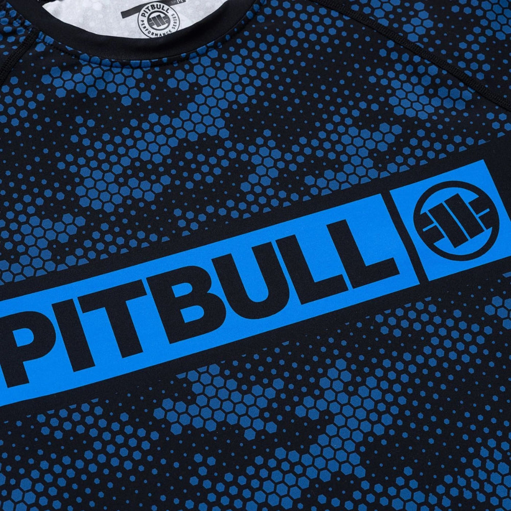 Рашгард Pitbull Hex Camo Hilltop с длинным рукавом синий