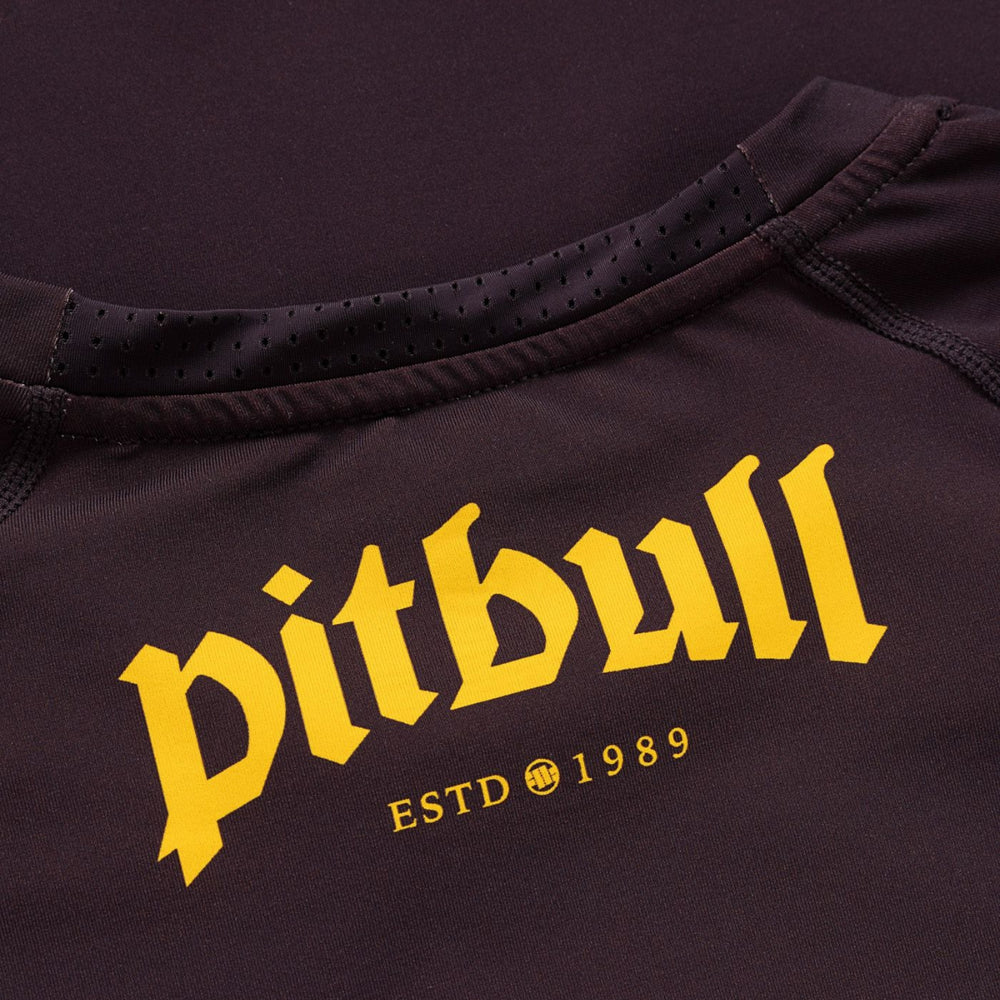 Рашгард Pitbull c длинный рукав коричневый